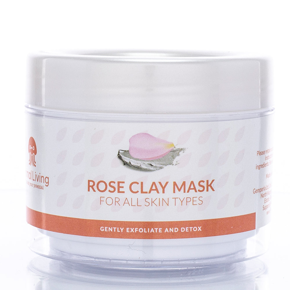 MÁSCARA DE ARGILA NATURAL - ROSA (100ML)