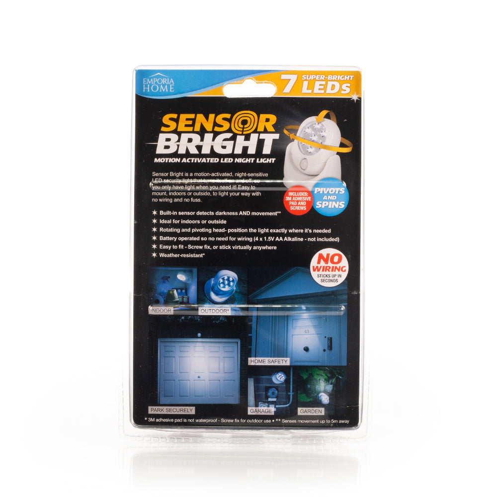 Luz interior/exterior com sensor de movimento Emporia Home Sensor Bright