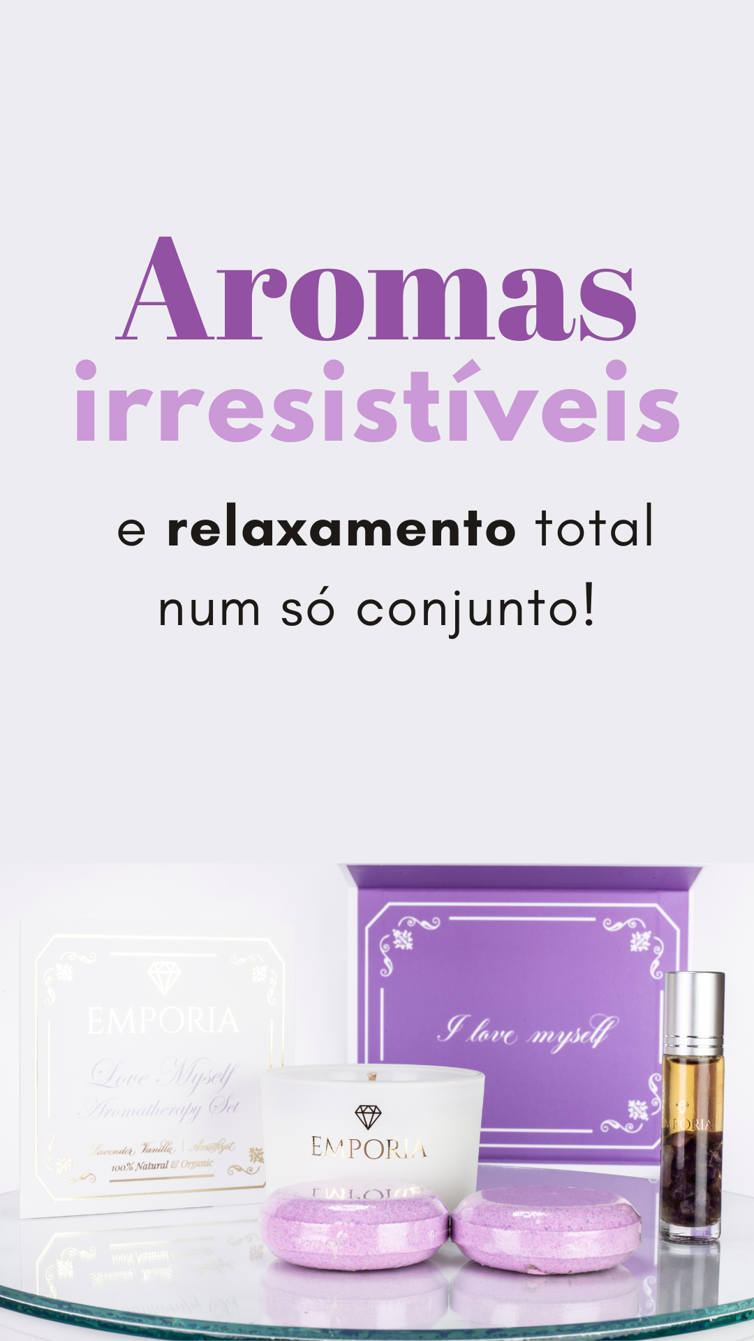 Conjunto de aromaterapia da Emporia