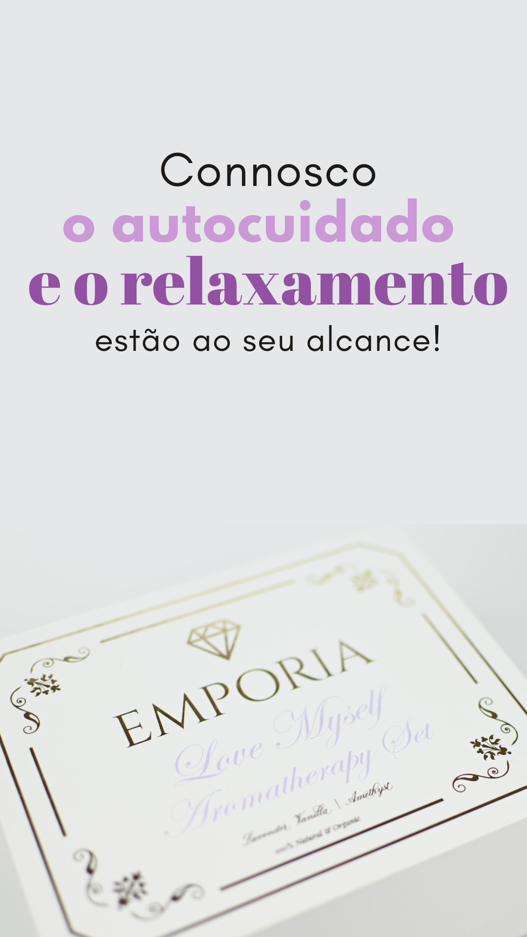 Conjunto de aromaterapia da Emporia