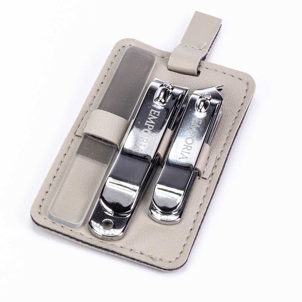 Conjunto de manicura Emporia Beauty, Cinza