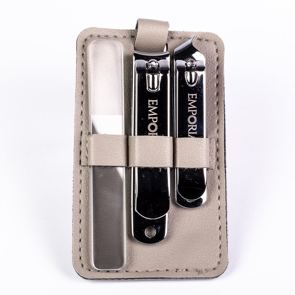 Conjunto de manicura Emporia Beauty, Cinza