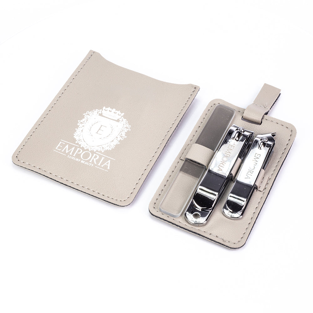 Conjunto de manicura Emporia Beauty, Cinza