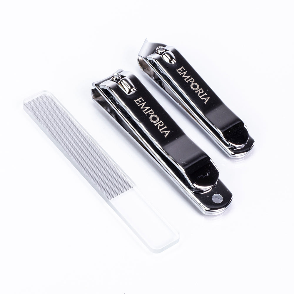 Conjunto de manicura Emporia Beauty, Cinza