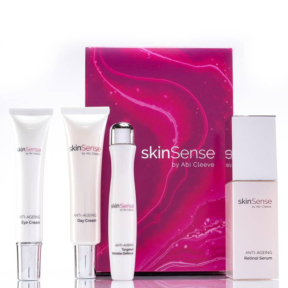 Coleção de 4 peças de tratamento antienvelhecimento SkinSense
