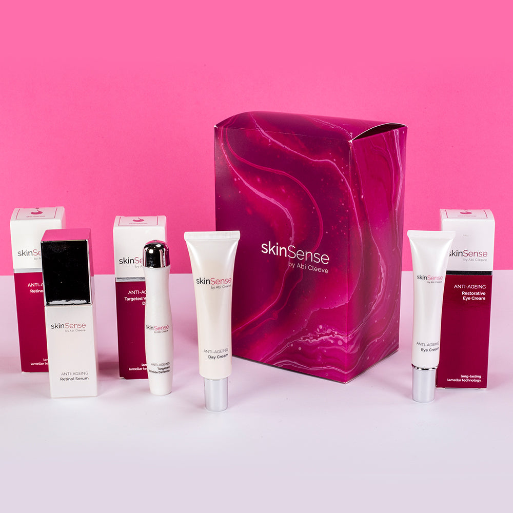 Coleção de 4 peças de tratamento antienvelhecimento SkinSense