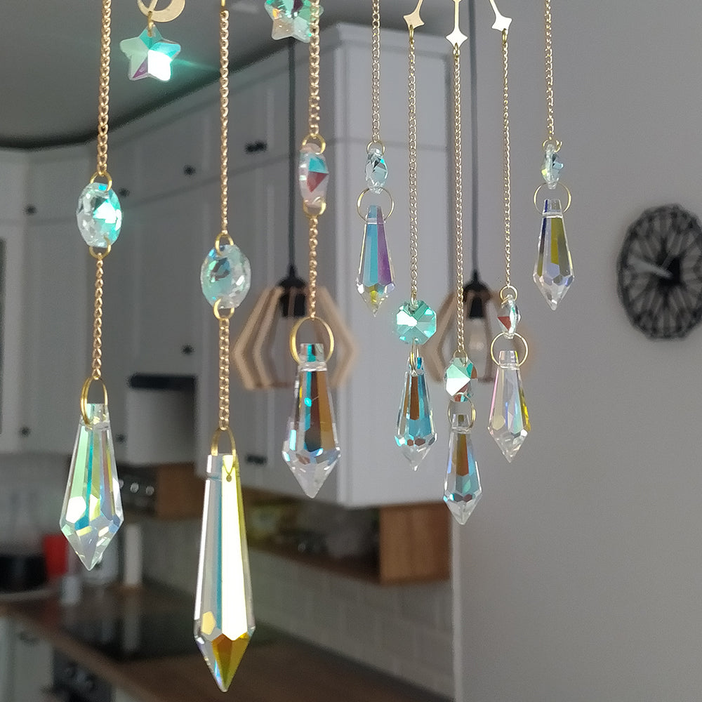 Conjunto de Apanhadores de Sol de Cristal