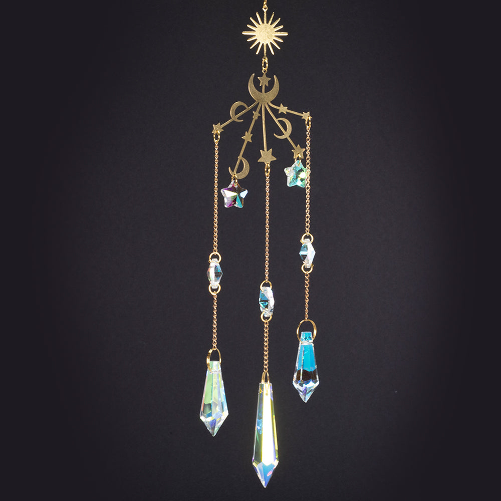 Conjunto de Apanhadores de Sol de Cristal