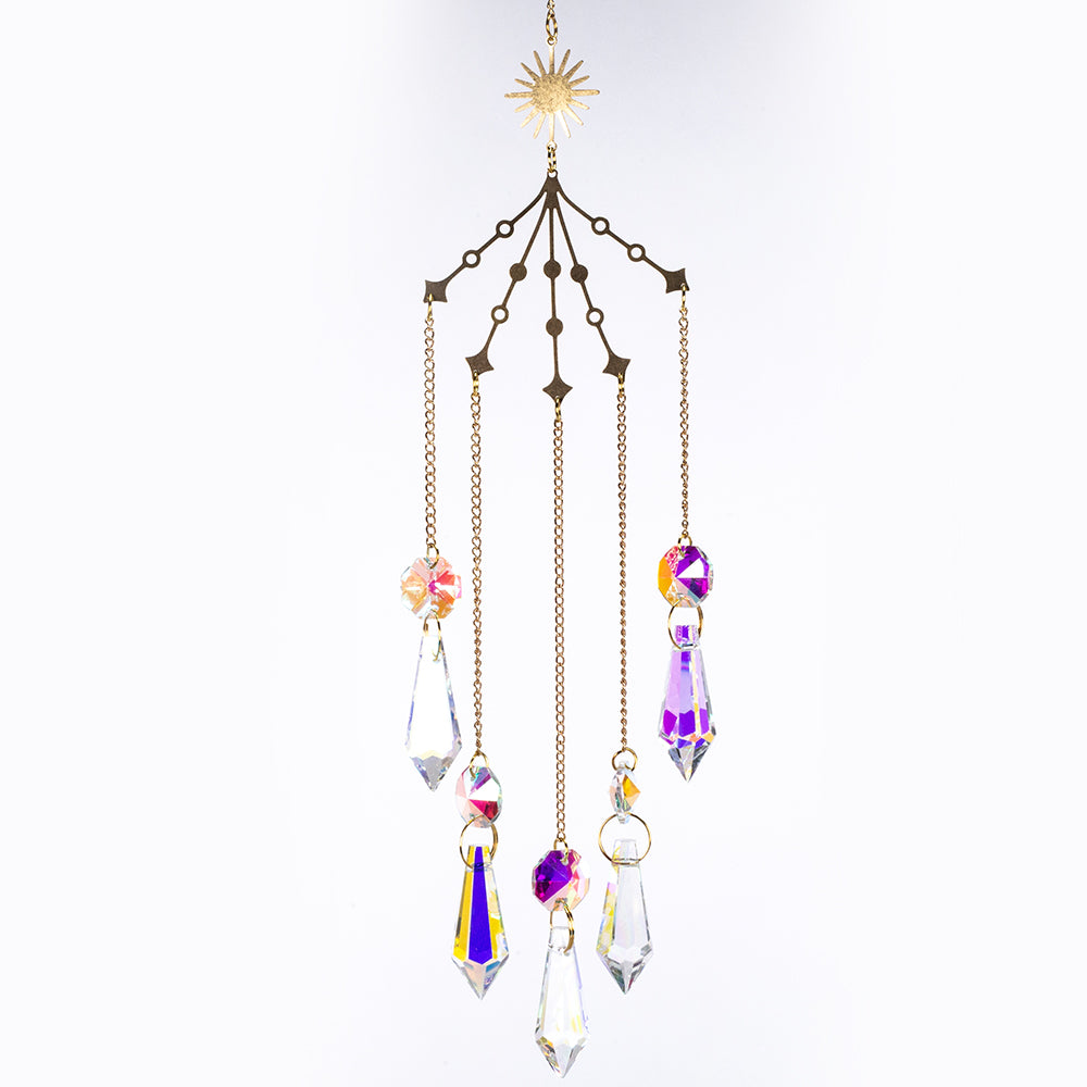 Conjunto de Apanhadores de Sol de Cristal