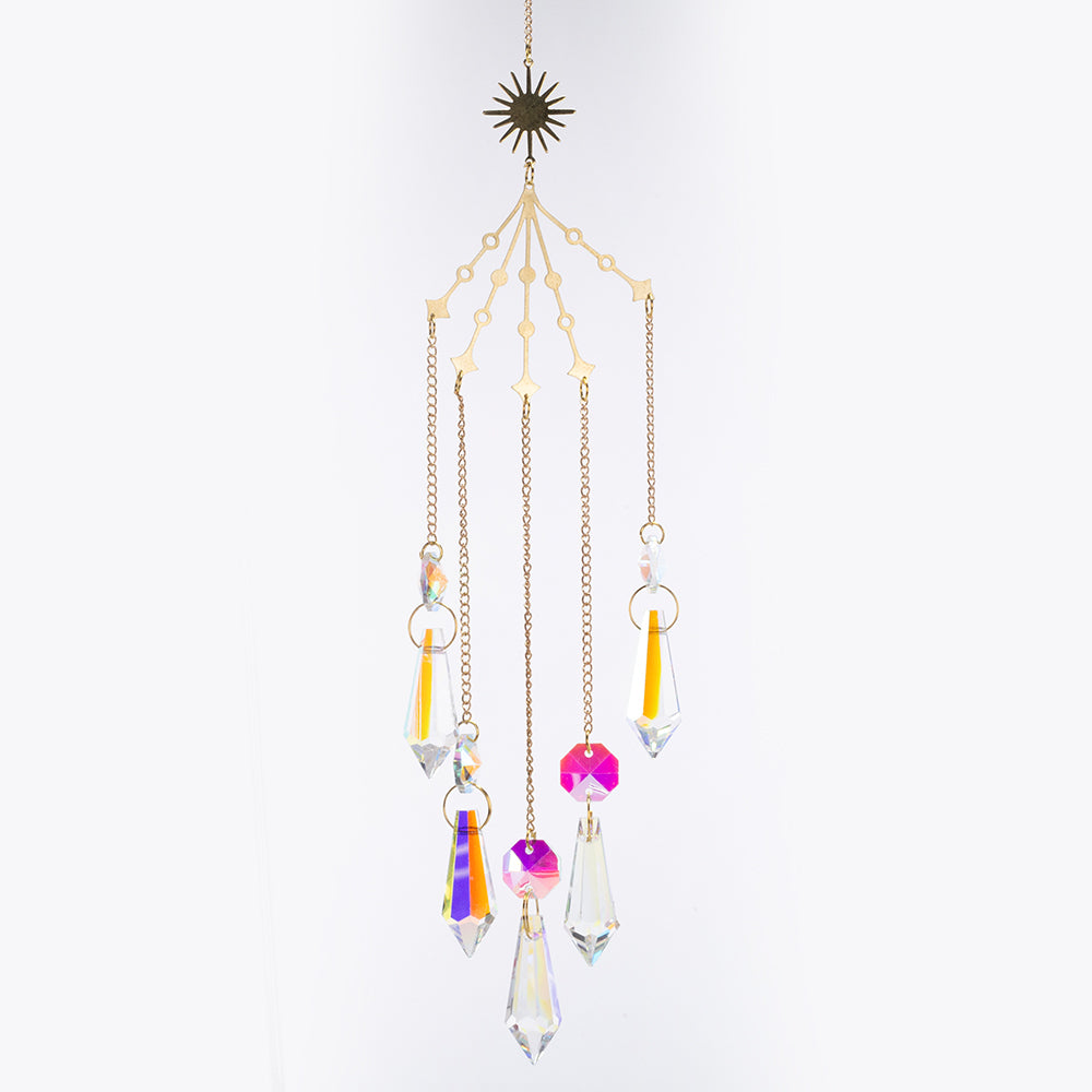 Conjunto de Apanhadores de Sol de Cristal
