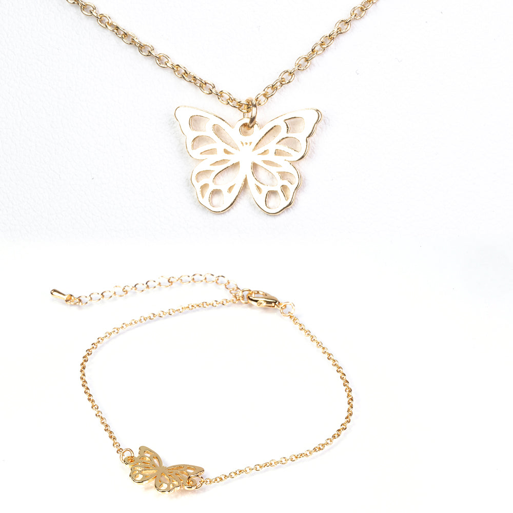 Conjunto de joias Espírito Animal (colar + pulseira)