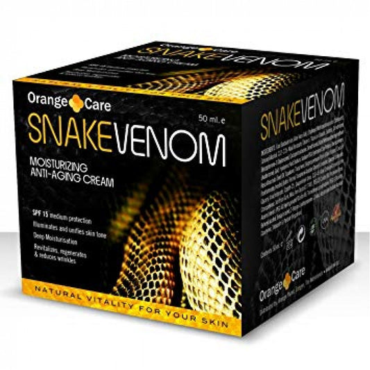 Creme de dia premium contra o envelhecimento à base de extrato de veneno de cobra, 50 ml
