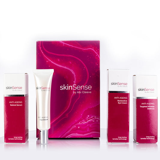 Coleção de 4 peças de tratamento antienvelhecimento SkinSense