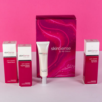 Coleção de 4 peças de tratamento antienvelhecimento SkinSense