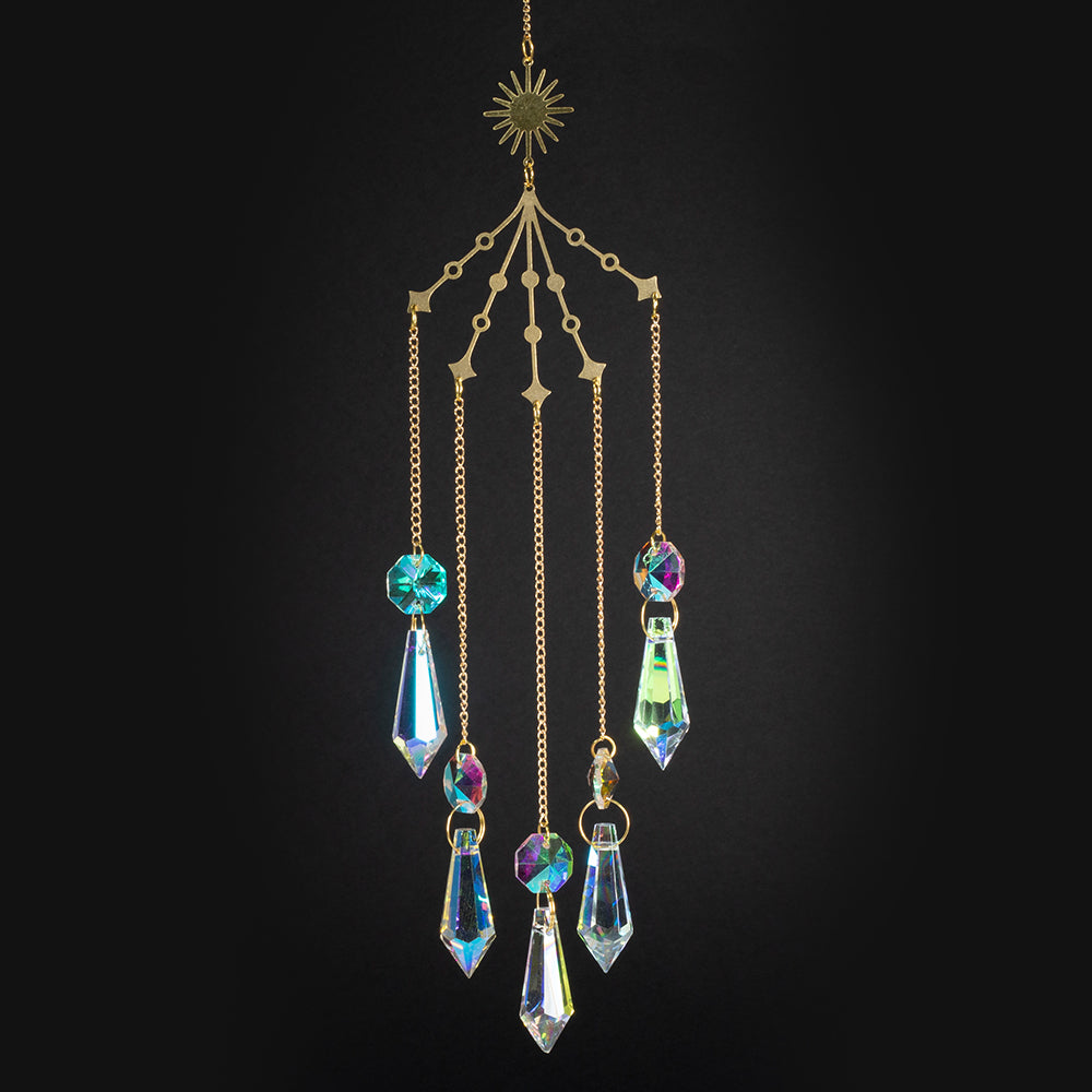 Conjunto de Apanhadores de Sol de Cristal