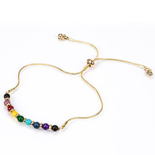 Pulseira em tom dourado Chakra Balance
