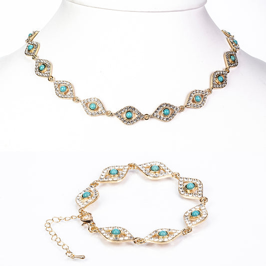 Coleção “All-Seeing Eye” - Conjunto de colar e pulseira