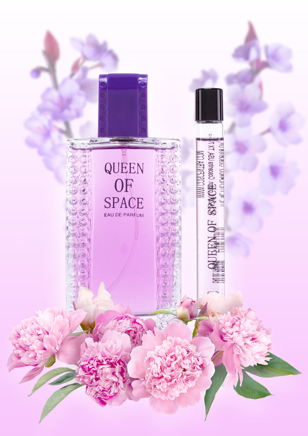 100 ml + 10 ml de Eau de Perfume "QUEEN OF SPACE BLAZING SKY " Fragrância Oriental para Mulheres