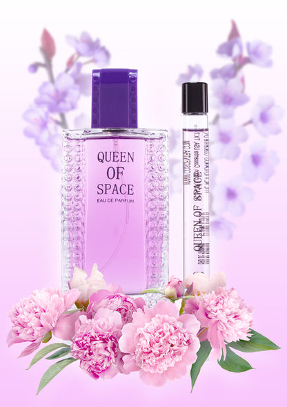 100 ml + 10 ml de Eau de Perfume "QUEEN OF SPACE BLAZING SKY " Fragrância Oriental para Mulheres