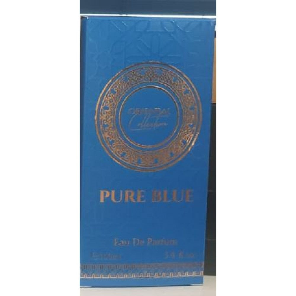 100 ml EDP PURE BLUE fragrância frutada, cítrica, oriental, excitante, unissexo