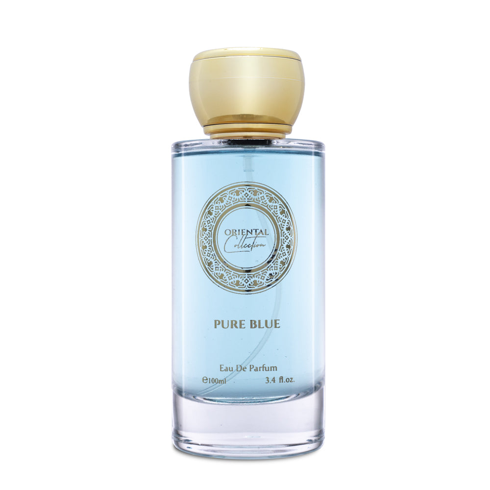100 ml EDP PURE BLUE fragrância frutada, cítrica, oriental, excitante, unissexo