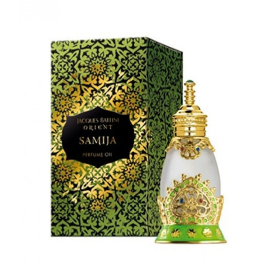 12 ml Óleo de Perfume SAMIJA, fragrância amadeirada-floral para mulheres